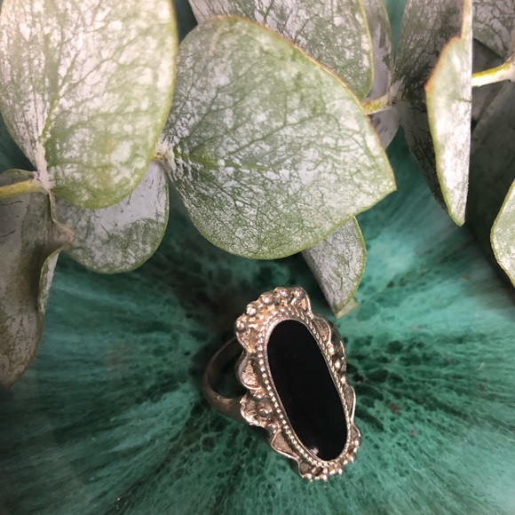 Boho black ring - Picture 4 of 4